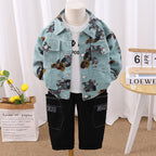 Conjunto Infantil Masculino Ursinhos 3 Peças