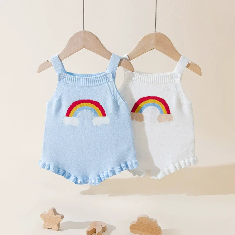 Body Infantil de Tricô Arco Irís