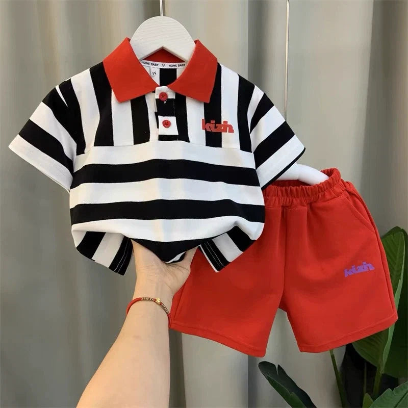 Conjunto Infantil Masculino Polo Verão