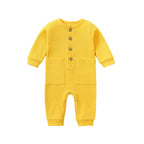 Macacão Infantil Botões Bolsinhos