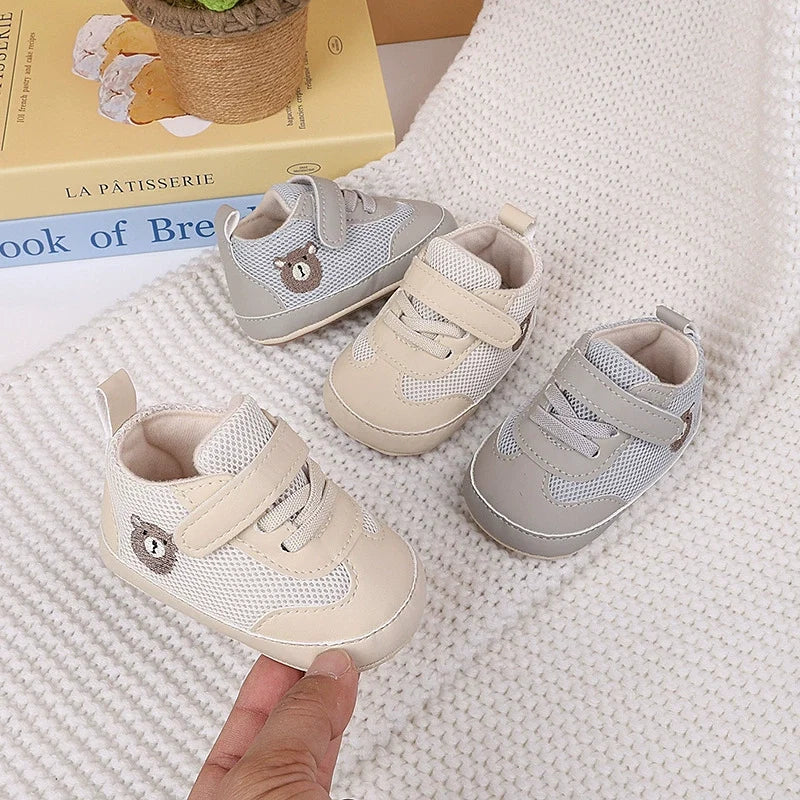 Tênis Infantil Ursinho Velcro