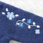 Macacão Infantil Azul Florzinhas