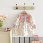 Vestido Infantil Babadinho Flores
