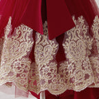 Vestido de Festa Infantil Renda e Laço