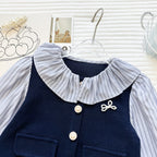 Conjunto Infantil Feminino Babadinhos Botões de Pérolas