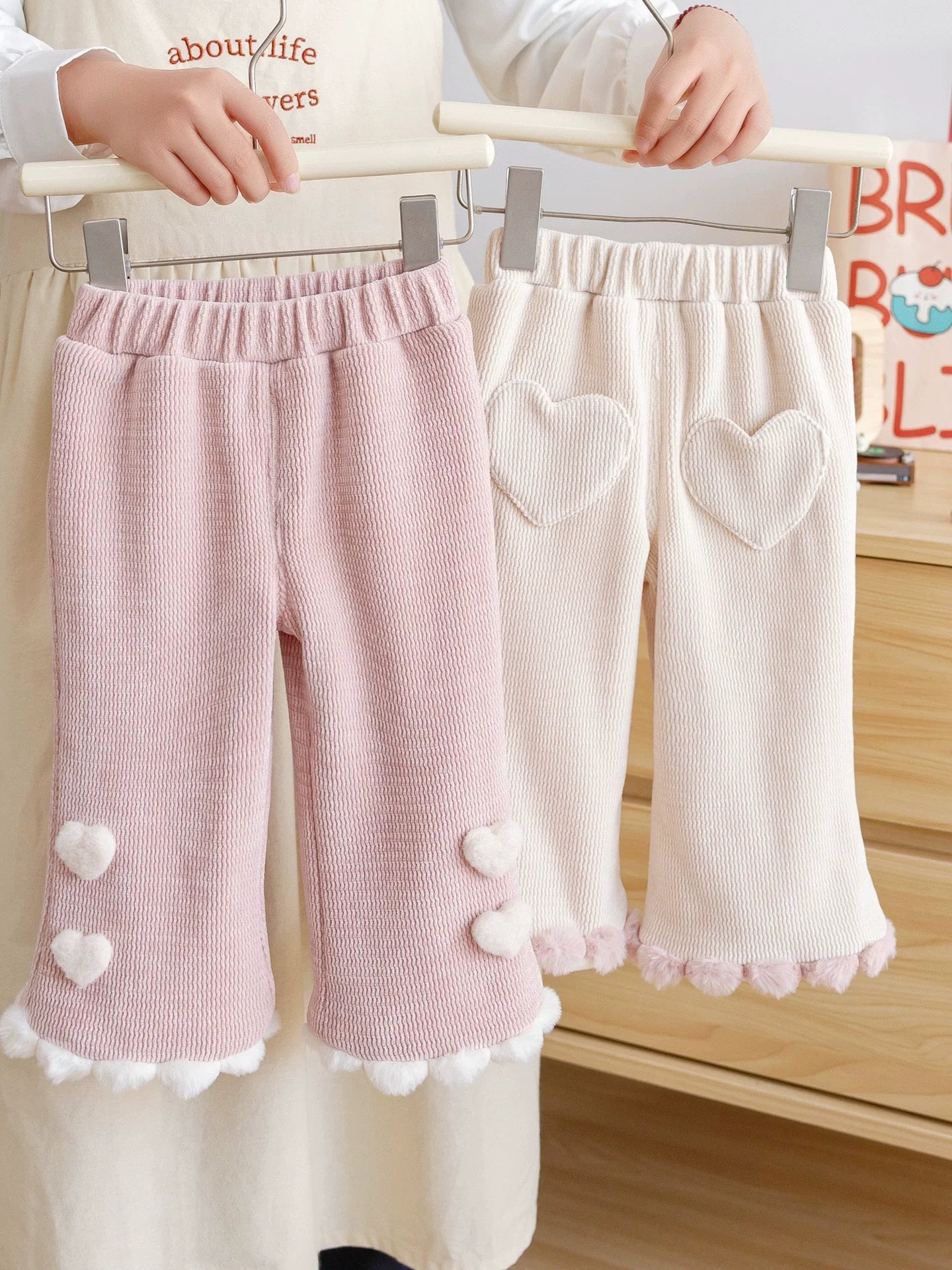Calça Infantil Inverno Coraçãozinho