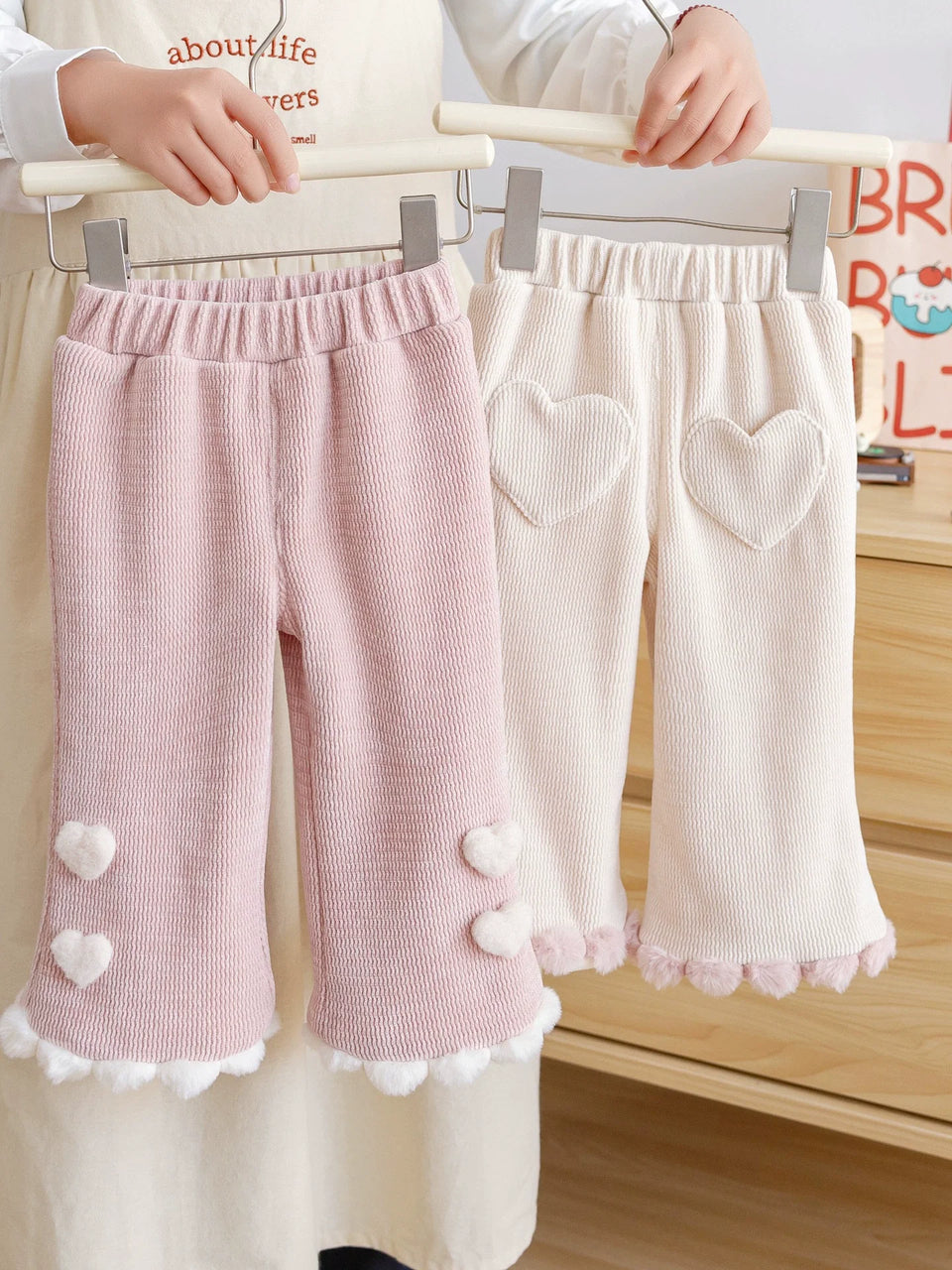 Calça Infantil Inverno Coraçãozinho