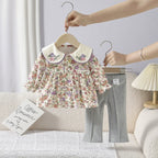 Conjunto Infantil Feminino Florzinhas