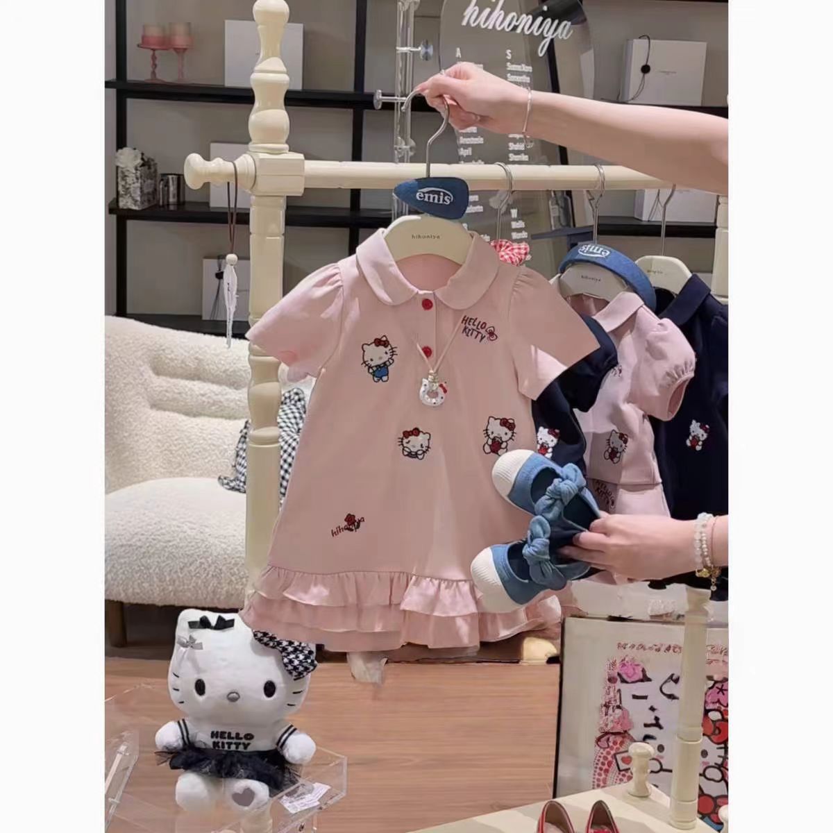 Conjunto/ Vestido Infantil Hello Kity