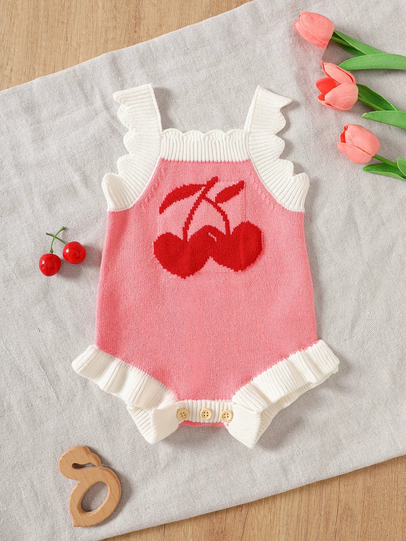 Body Infantil Cerejinha Love