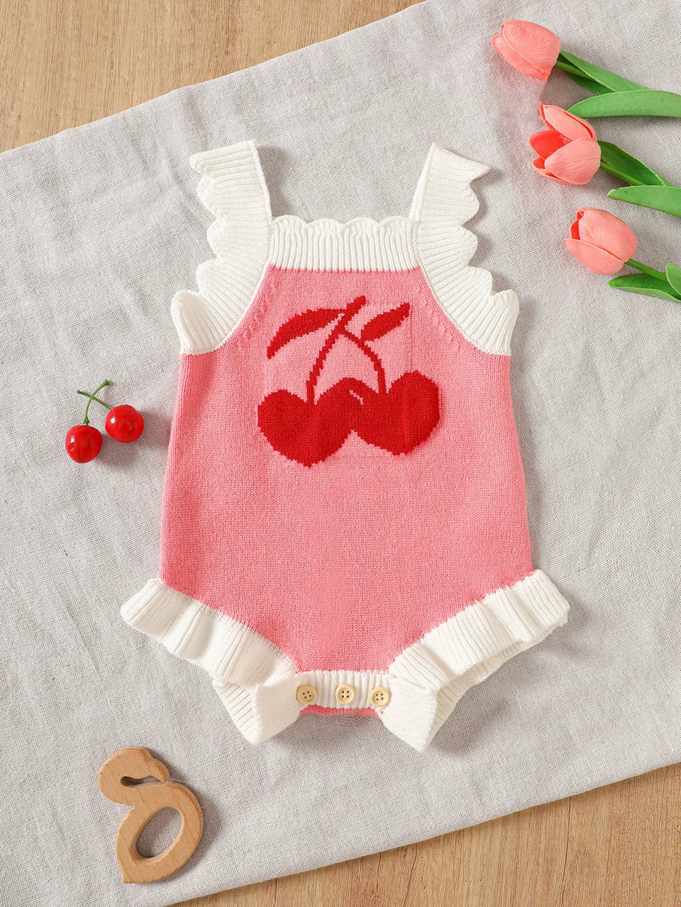 Body Infantil Cerejinha Love
