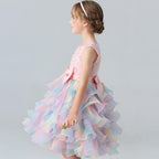 Vestido Infantil Camadas Colors