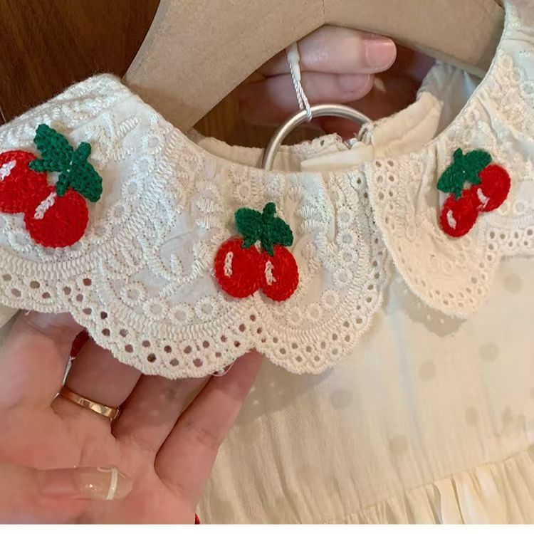 Vestido Infantil Renda Cerejnha