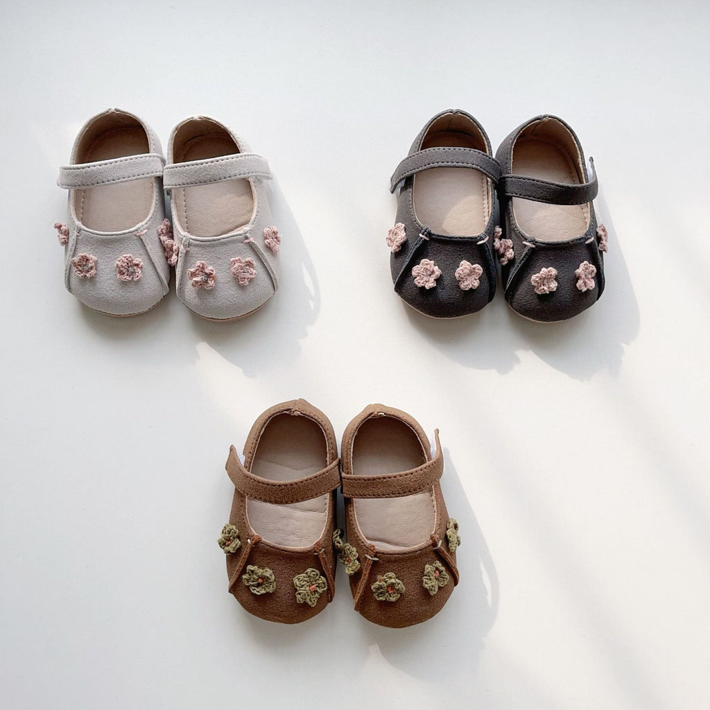 Sapato Infantil Feminino Florzinhas