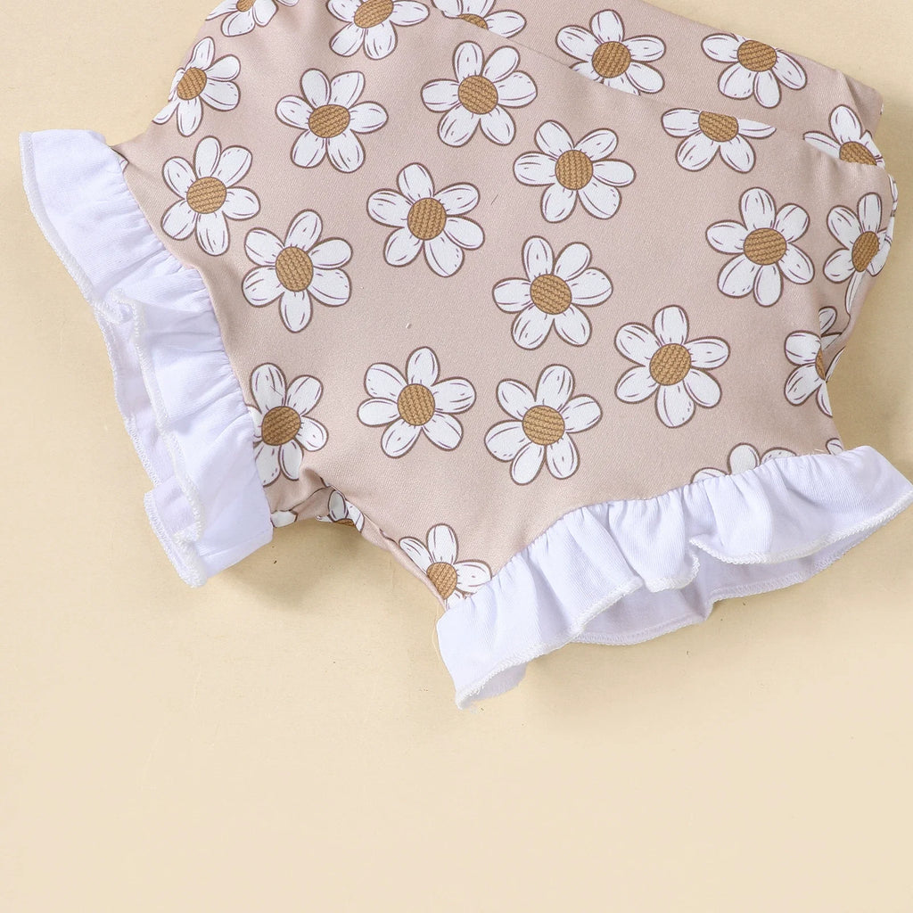 Conjunto Infantil Verão Florzinhas