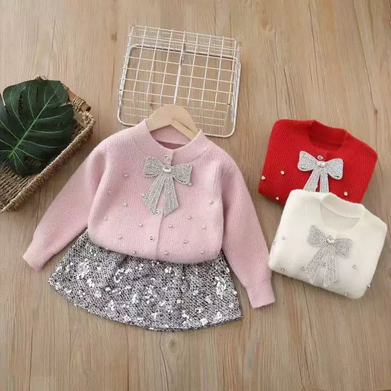 Conjunto Infantil Brilhante Lacinho