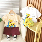 Conjunto Infantil Masculino Verão Girafinha