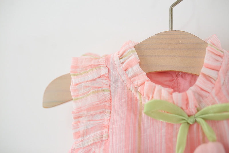 Vestido Infantil Verão Tulipa