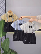Conjunto Infantil Lístras Suspensório