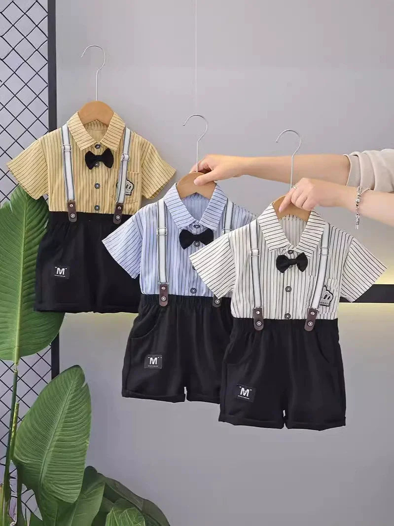 Conjunto Infantil Lístras Suspensório