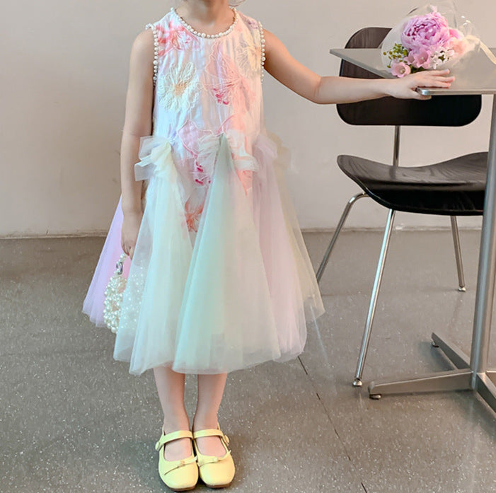 Vestido Infantil Floral Colors