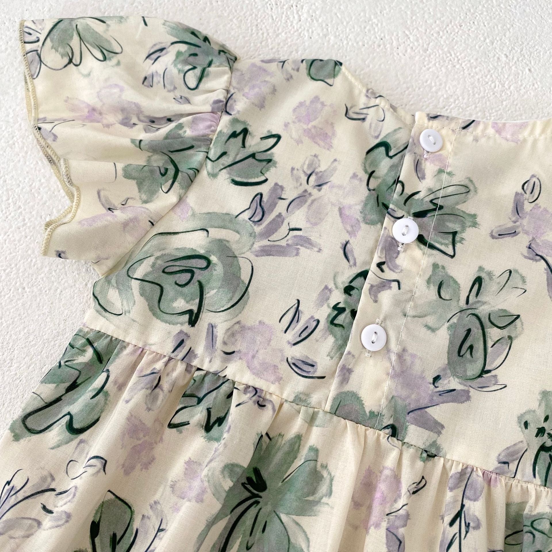 Body Infantil Feminino Floral Lacinho