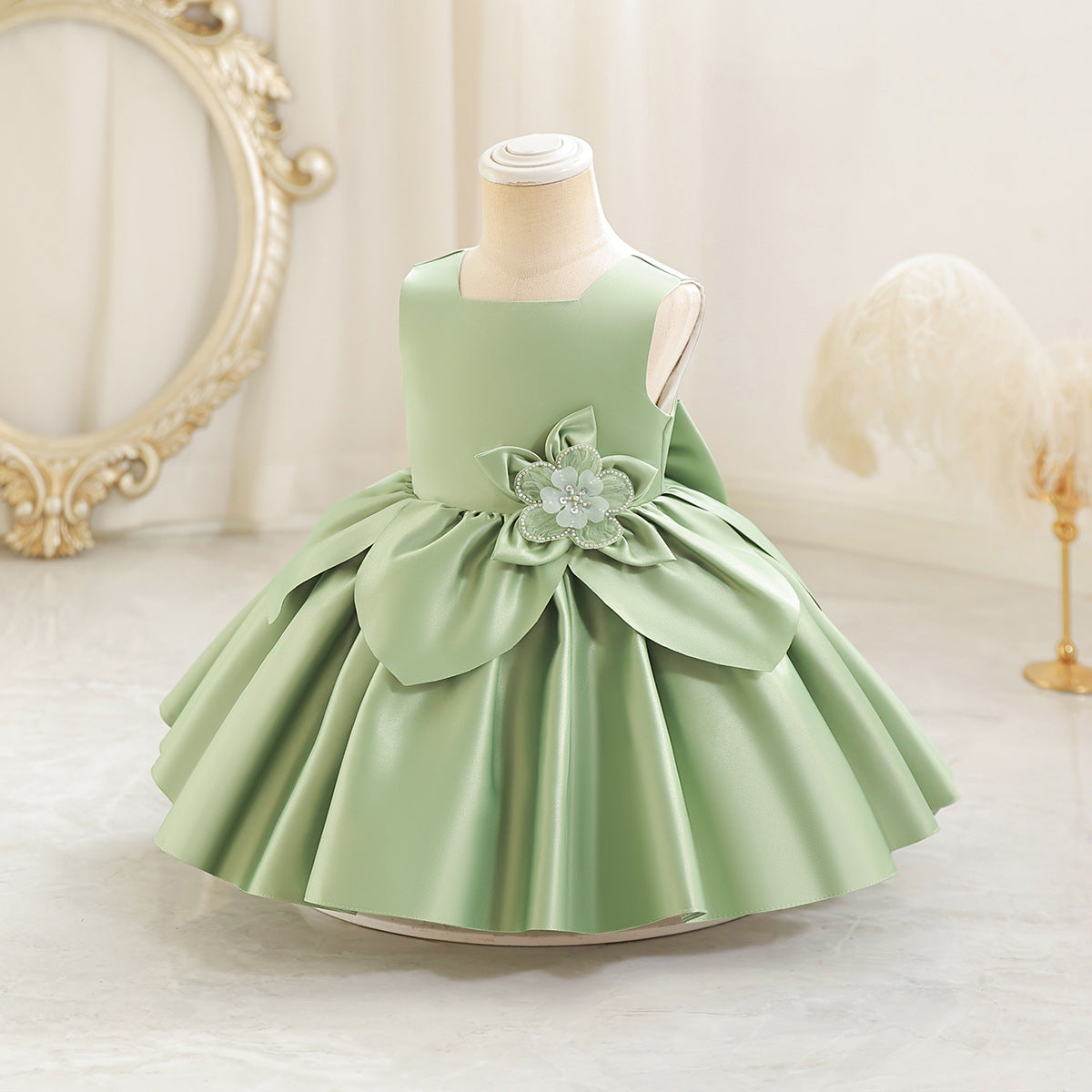 Vestido de Festa Infantil Florzinha