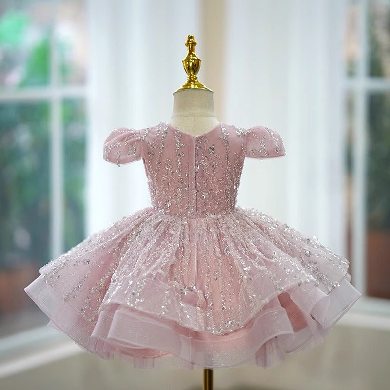 Vestido de Festa Lantejoulas Brilhante