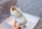 Sapato Infantil Feminino Florzinhas e Brilhos