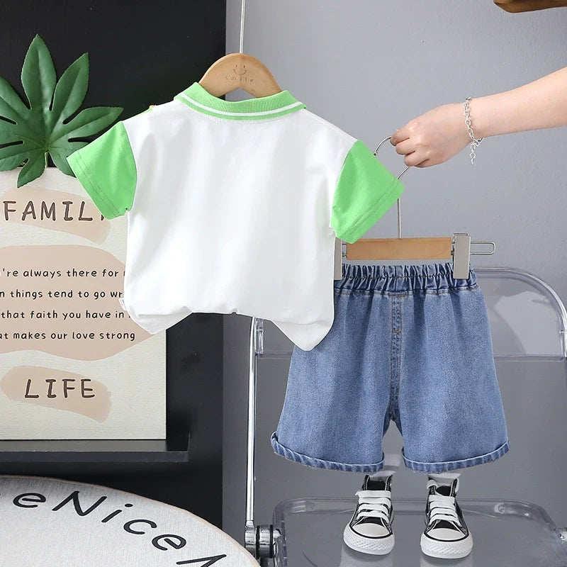 Conjunto Infantil Verão Dinossauro