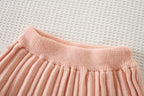 Conjunto Infantil Tricô Cerejinhas