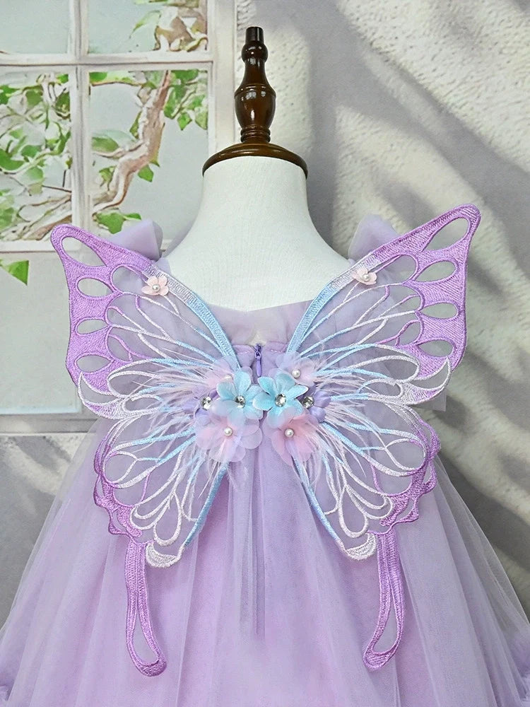 Vestido Infantil Flores Asinha