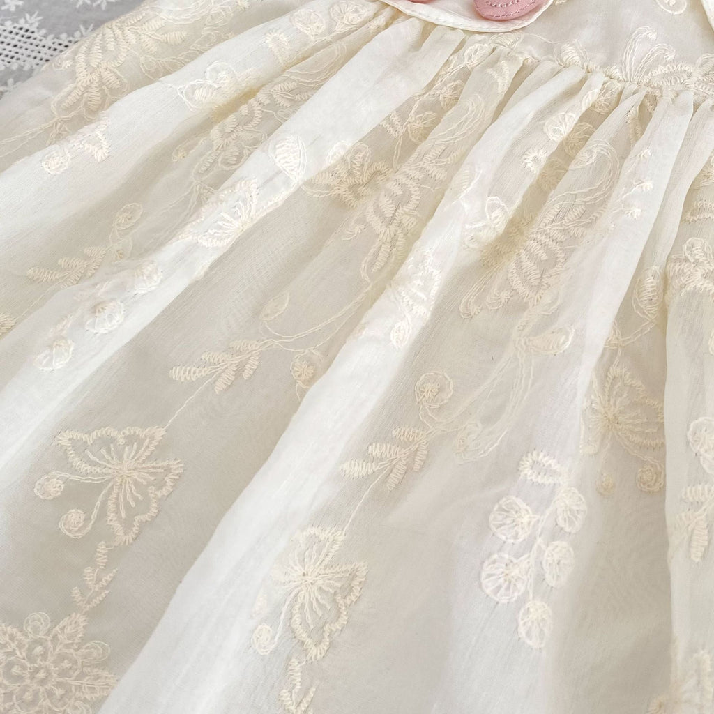 Vestido Infantil Verão Cerejinhas