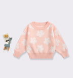 Conjunto Infantil Tricô Florzinhas