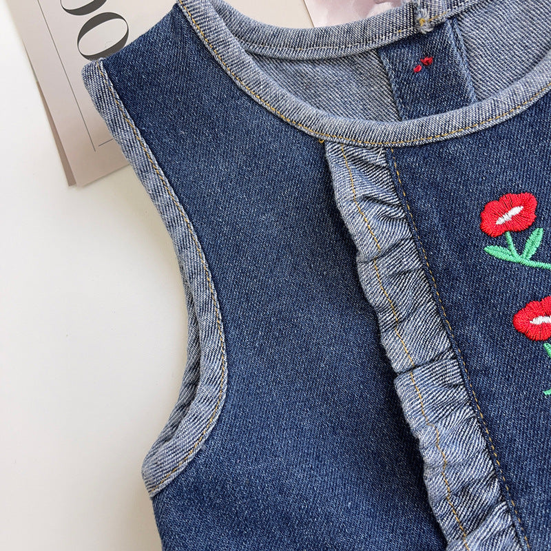 Vestido Infantil Florzinhas Delicado