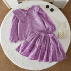 Conjunto Infantil Bordado Florzinhas