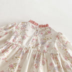 Vestido Infantil Babadinho Flores