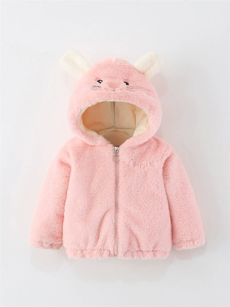 Casaco Infantil Plush Coelhinhos