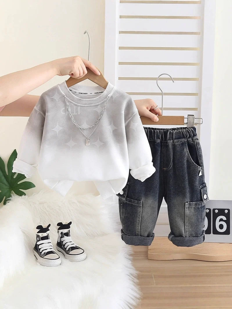 Conjunto Infantil Moderno e Jeans