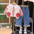 Conjunto Infantil 3 Peças Moranguinhos