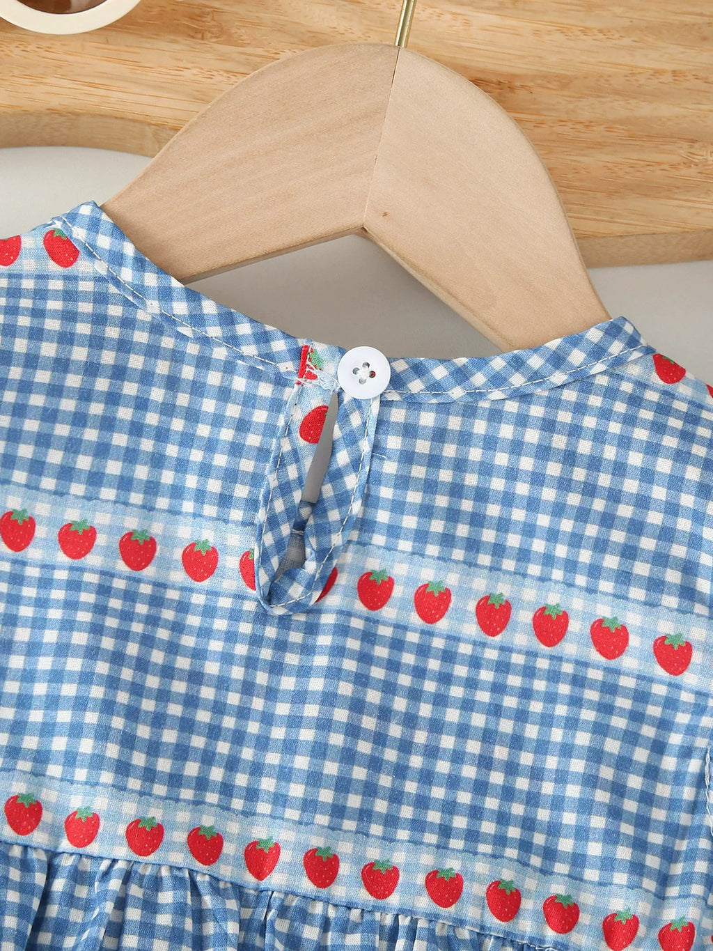 Body Infantil Feminino Azul Moranguinhos