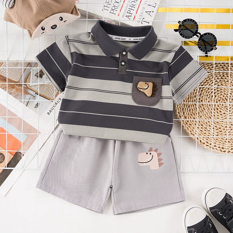 Conjunto Infantil Masculino Dino Lístras