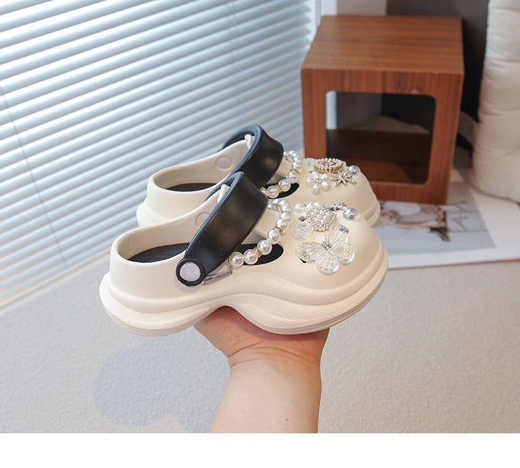 Crocks Infantil Feminino Emoji Borboleta