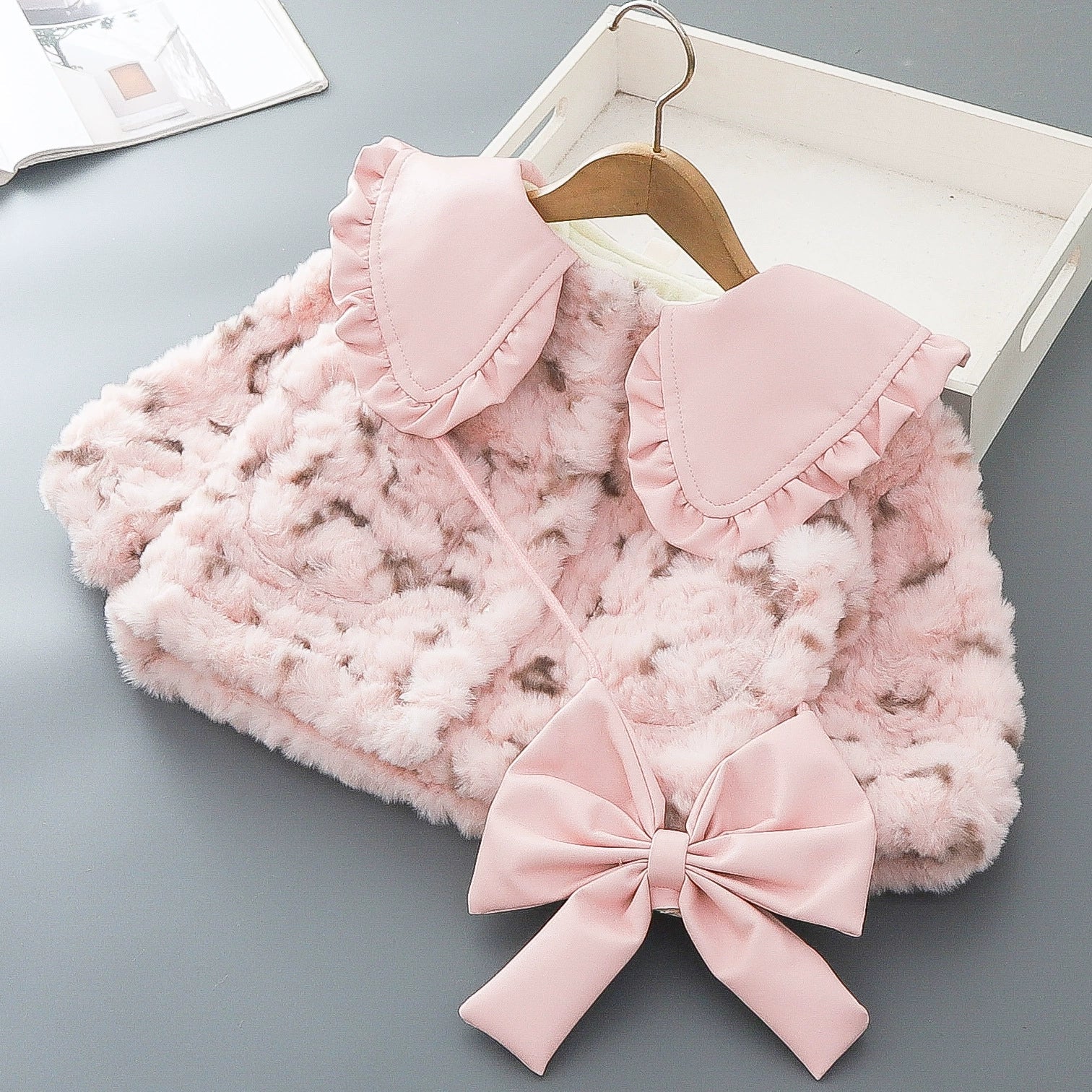 Casaco Infantil de  Plush Lacinho
