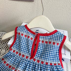 Vestido Infantil Morango Cerejinhas