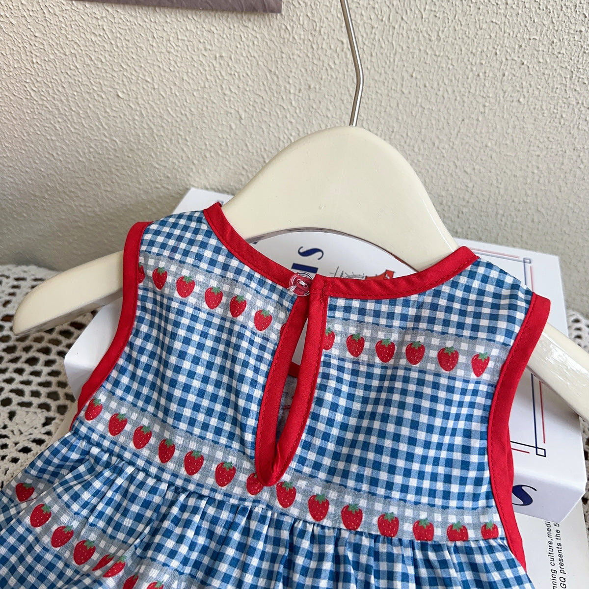 Vestido Infantil Morango Cerejinhas