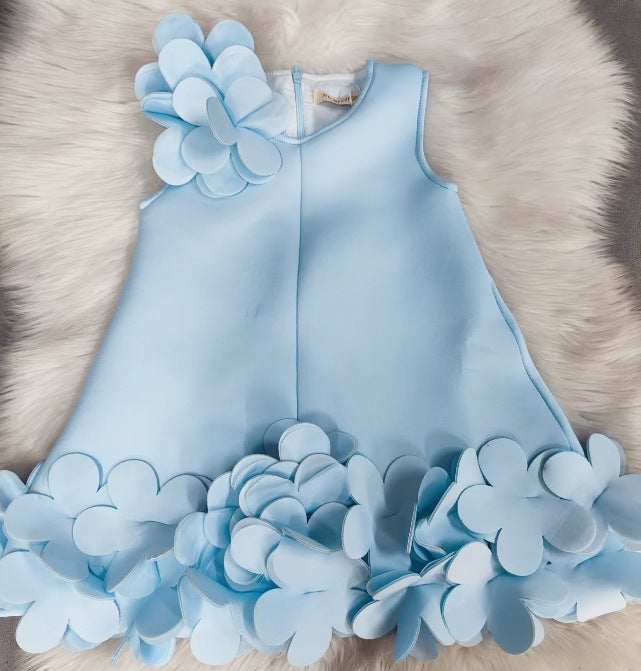 Vestido Infantil De Festa Flores