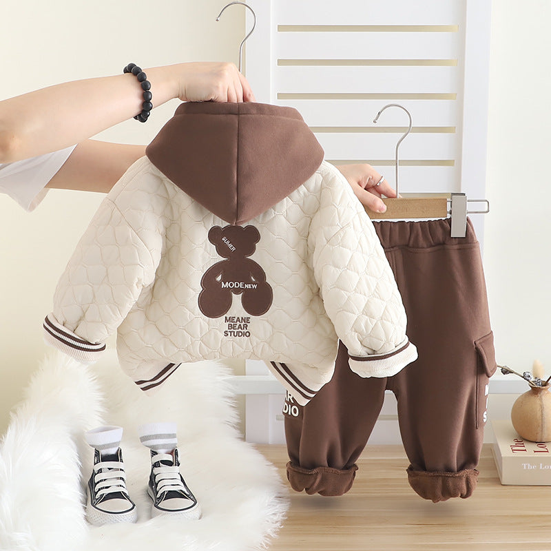 Conjunto Infantil Inverno 3 Peças Ursinho