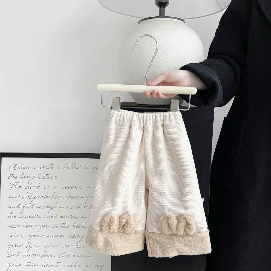 Calça Infantil Peludinha Orelhinhas