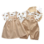 Conjunto Infantil Verão Ursinhos